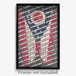 Cumberland Ohio Poster (OH City Souvenir 11x17 Town Print)