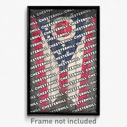 Chesterhill Ohio Poster (OH City Souvenir 11x17 Town Print)
