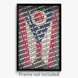 Magnetic Springs Ohio Poster (OH City Souvenir 11x17 Town Print)