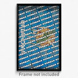 Norman Oklahoma Poster (OK City Souvenir 11x17 Town Print)