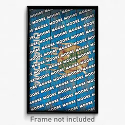 Moore Oklahoma Poster (OK City Souvenir 11x17 Town Print)