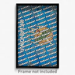 Durant Oklahoma Poster (OK City Souvenir 11x17 Town Print)