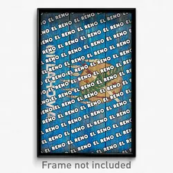 El Reno Oklahoma Poster (OK City Souvenir 11x17 Town Print)