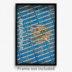 Tahlequah Oklahoma Poster (OK City Souvenir 11x17 Town Print)