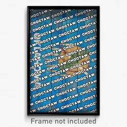 Choctaw Oklahoma Poster (OK City Souvenir 11x17 Town Print)