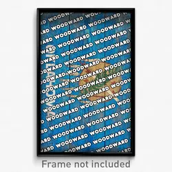 Woodward Oklahoma Poster (OK City Souvenir 11x17 Town Print)