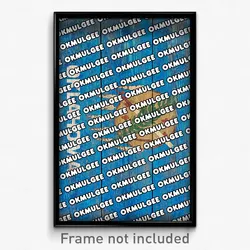 Okmulgee Oklahoma Poster (OK City Souvenir 11x17 Town Print)