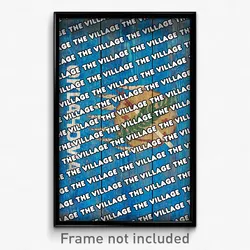 The Village Oklahoma Poster (OK City Souvenir 11x17 Town Print)