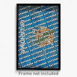 Catoosa Oklahoma Poster (OK City Souvenir 11x17 Town Print)