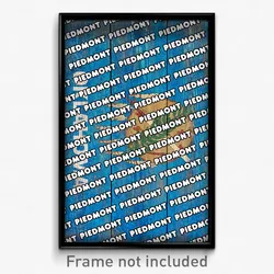 Piedmont Oklahoma Poster (OK City Souvenir 11x17 Town Print)