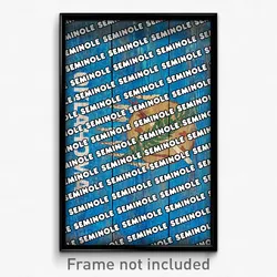 Seminole Oklahoma Poster (OK City Souvenir 11x17 Town Print)