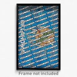 Tecumseh Oklahoma Poster (OK City Souvenir 11x17 Town Print)