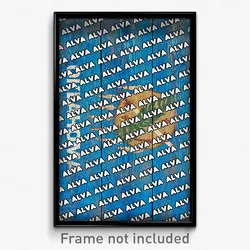 Alva Oklahoma Poster (OK City Souvenir 11x17 Town Print)
