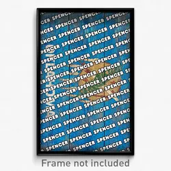 Spencer Oklahoma Poster (OK City Souvenir 11x17 Town Print)