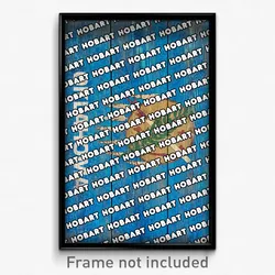 Hobart Oklahoma Poster (OK City Souvenir 11x17 Town Print)