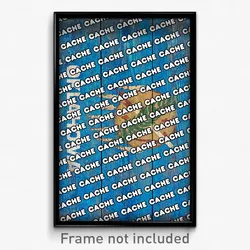 Cache Oklahoma Poster (OK City Souvenir 11x17 Town Print)