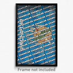 Chandler Oklahoma Poster (OK City Souvenir 11x17 Town Print)