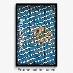 Wilburton Oklahoma Poster (OK City Souvenir 11x17 Town Print)