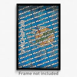 Healdton Oklahoma Poster (OK City Souvenir 11x17 Town Print)