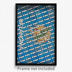 Pink Oklahoma Poster (OK City Souvenir 11x17 Town Print)