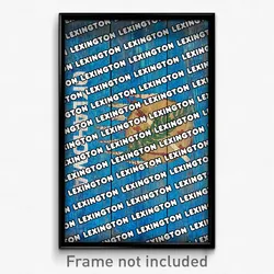 Lexington Oklahoma Poster (OK City Souvenir 11x17 Town Print)
