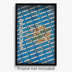 Krebs Oklahoma Poster (OK City Souvenir 11x17 Town Print)