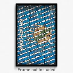 Waurika Oklahoma Poster (OK City Souvenir 11x17 Town Print)