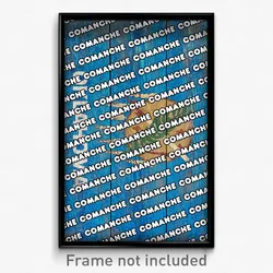Comanche Oklahoma Poster (OK City Souvenir 11x17 Town Print)