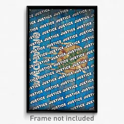 Justice Oklahoma Poster (OK City Souvenir 11x17 Town Print)
