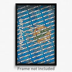 Wetumka Oklahoma Poster (OK City Souvenir 11x17 Town Print)
