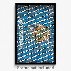 Granite Oklahoma Poster (OK City Souvenir 11x17 Town Print)