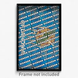 Dickson Oklahoma Poster (OK City Souvenir 11x17 Town Print)