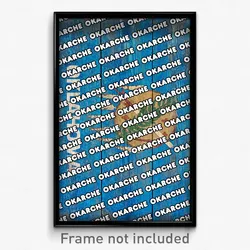 Okarche Oklahoma Poster (OK City Souvenir 11x17 Town Print)