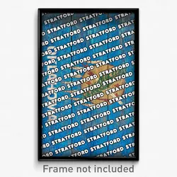 Stratford Oklahoma Poster (OK City Souvenir 11x17 Town Print)