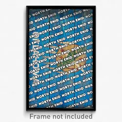 North Enid Oklahoma Poster (OK City Souvenir 11x17 Town Print)