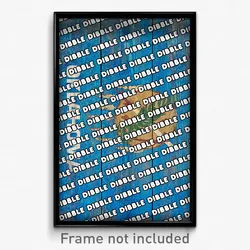 Dibble Oklahoma Poster (OK City Souvenir 11x17 Town Print)