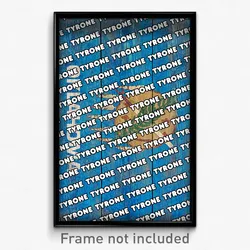 Tyrone Oklahoma Poster (OK City Souvenir 11x17 Town Print)