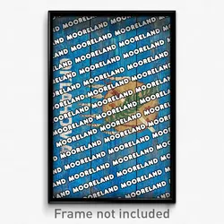 Mooreland Oklahoma Poster (OK City Souvenir 11x17 Town Print)