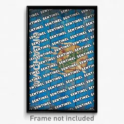 Sentinel Oklahoma Poster (OK City Souvenir 11x17 Town Print)