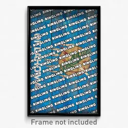 Ringling Oklahoma Poster (OK City Souvenir 11x17 Town Print)