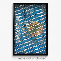 Wickliffe Oklahoma Poster (OK City Souvenir 11x17 Town Print)