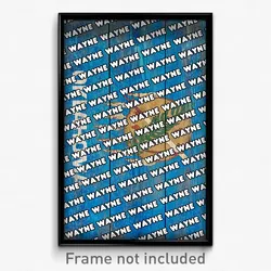 Wayne Oklahoma Poster (OK City Souvenir 11x17 Town Print)