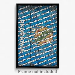 Seiling Oklahoma Poster (OK City Souvenir 11x17 Town Print)