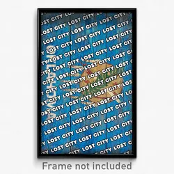 Lost City Oklahoma Poster (OK City Souvenir 11x17 Town Print)
