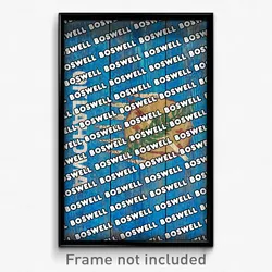 Boswell Oklahoma Poster (OK City Souvenir 11x17 Town Print)