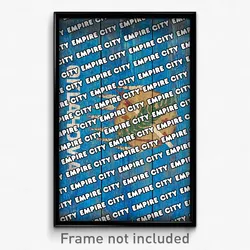 Empire City Oklahoma Poster (OK City Souvenir 11x17 Town Print)