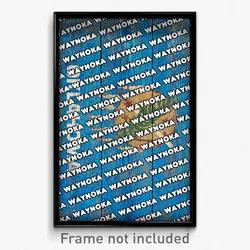 Waynoka Oklahoma Poster (OK City Souvenir 11x17 Town Print)