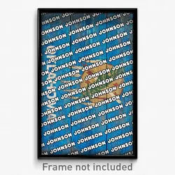 Johnson Oklahoma Poster (OK City Souvenir 11x17 Town Print)