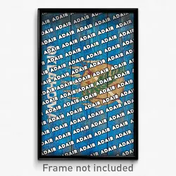 Adair Oklahoma Poster (OK City Souvenir 11x17 Town Print)