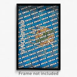 Erick Oklahoma Poster (OK City Souvenir 11x17 Town Print)